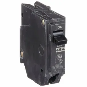 GENERAL ELECTRIC THQL1145 Plug On Circuit Breaker, Single Pole, 10kAIC at 120 / 240V | CE6KMA