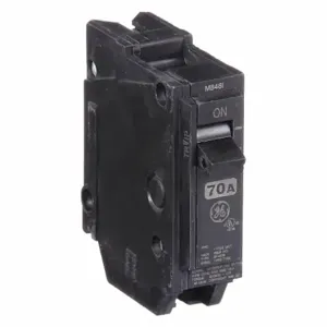 GENERAL ELECTRIC THQL1170 Plug In Circuit Breaker, 70A, 10kAIC at 120V, Single Pole | CE6KMC