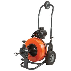 GENERAL PIPE CLEANERS 104110 Drain Cleaner, 1/3 HP Capacitor Motor, Switch, 20 Feet Power Cord, Stair Climber | CH6DQL P-T4