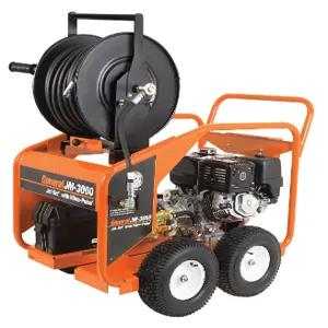 GENERAL PIPE CLEANERS 113290 Jet Set, 389CC Engine, Electric Start, 300 Feet Hose Reel, Spray Wand | CH6DUQ JM-3000