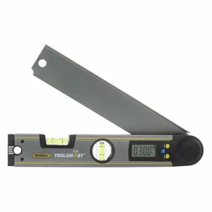 GENERAL TOOLS & INSTRUMENTS LLC TS02 Digital Angle Finder, 0 To 225 Deg., Aluminum, 12 x 2 x 29/32 Inch Size | CJ2ABN 53CJ22