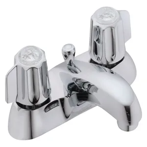 GERBER GEAR G0743431 Low Arc Bathroom Sink Faucet, Chrome, Manual Activation, 1.2 Gpm Flow Rate | CH6PKD 499C85