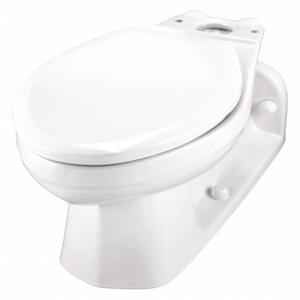 GERBER GEAR GUF21374 Längliche Toilettenschüssel, 15 Zoll Randhöhe, Glasporzellan | CH6PMY 55CP67