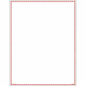 GHS SAFETY GHS1278VY Precut Label Sheet, 11 x 8 1/2 Inch Size, Vynmark, Red/White, Outdoor | CP6LNG 41G514