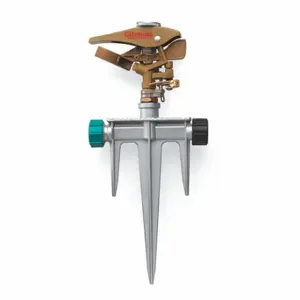 GILMOUR 167MMS Metal Head on Metal Spike Impulse Sprinkler, Metal Head on Metal Spike Impulse Sprinkler | CV4NHA 3WXH1