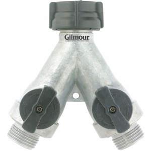 GILMOUR 800214-1001 Shut-Off, Zinc Alloy, Chrome Plated, 3/4 Ght Connection | AX3MPB 426G23