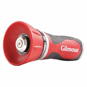 GILMOUR 840182-1001 Water Nozzle, 250 psi Max. Pressure, Adj, 3/4 Inch Size GHeight, Metal, Gray/Red | CP6LPL 498X28