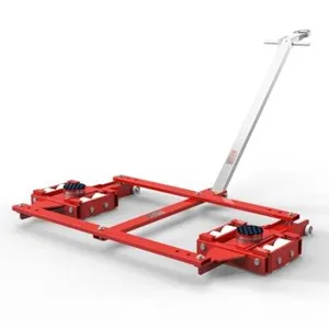 GKS-PERFEKT 5-11803 Tandem Machine Dolly, 44000 Lbs Load Capacity, 8 Rollers, 47.3 Inch Overall Length | CL2MEX