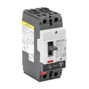 GLADIATOR GCB100S-2FF30LL Molded Case Circuit Breaker, 100A Frame, 30A, 600Y/ 480 VAC/ 250 VDC, 2-Pole | CV7TWK