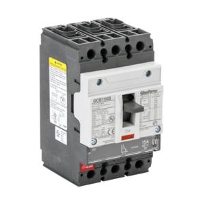 GLADIATOR GCB100S-3FF15LL Molded Case Circuit Breaker, 100A Frame, 15A, 600Y/ 480 VAC/ 500 VDC, 3-Pole | CV7TWU