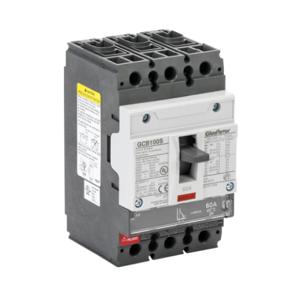 GLADIATOR GCB100S-3FF60LL Molded Case Circuit Breaker, 100A Frame, 60A, 600Y/ 480 VAC/ 500 VDC, 3-Pole | CV7TXA