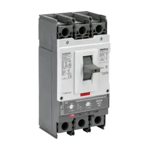 GLADIATOR GCB400H-3AA300LL Molded Case Circuit Breaker, 400A Frame, 300A, 600 VAC/ 600 VDC, 3-Pole | CV7TXX