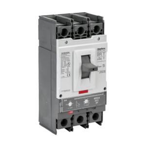 GLADIATOR GCB400H-3AA400LL Molded Case Circuit Breaker, 400A Frame, 400A, 600 VAC/ 600 VDC, 3-Pole | CV7TXY