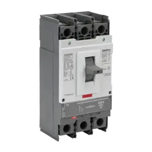 GLADIATOR GCB400H-3FF300LL Molded Case Circuit Breaker, 400A Frame, 300A, 600 VAC/ 600 VDC, 3-Pole | CV7TXZ