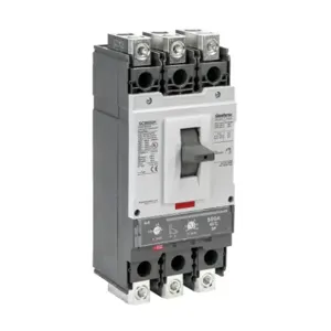 GLADIATOR GCB600H-3AA500LL Molded Case Circuit Breaker, 600A Frame, 500A, 600 VAC/ 600 VDC, 3-Pole | CV7TYF