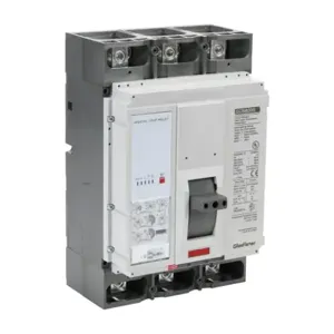 GLADIATOR GCB800S-3ES800LL Molded Case Circuit Breaker, 800A Frame, 800A, 600 VAC, 3-Pole | CV7TYN