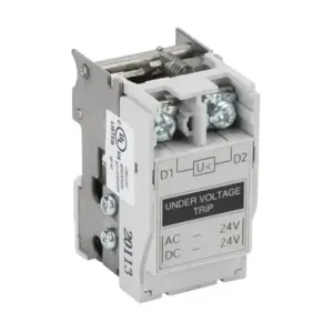 GLADIATOR GCBX4-UVT-24VDC Field Installable Undervoltage Trip, Left Side Mount, 24 VAC/VDC Sensing Range | CV8EKG