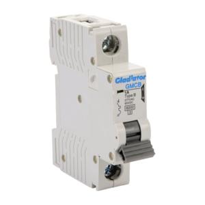 GLADIATOR GMCB-1B-1 Miniature Supplementary Protector, 1A, 277 VAC/ 60 VDC, 1-Pole, B Curve, Thermal Magnetic | CV7VWB