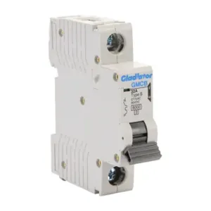 GLADIATOR GMCB-1B-32 Miniature Supplementary Protector, 32A, 277 VAC/ 60 VDC, 1-Pole, B Curve | CV7VWL