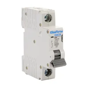 GLADIATOR GMCB-1B-50 Miniature Supplementary Protector, 50A, 277 VAC/ 60 VDC, 1-Pole, B Curve | CV7VWQ