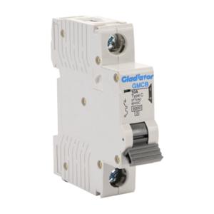 GLADIATOR GMCB-1C-10 Miniature Supplementary Protector, 10A, 277 VAC/ 60 VDC, 1-Pole, C Curve | CV7VWW