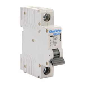 GLADIATOR GMCB-1C-16 Miniature Supplementary Protector, 16A, 277 VAC/ 60 VDC, 1-Pole, C Curve | CV7VWY