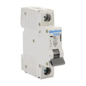 GLADIATOR GMCB-1C-25 Miniature Supplementary Protector, 25A, 277 VAC/ 60 VDC, 1-Pole, C Curve | CV7VXB