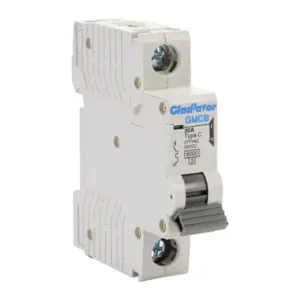 GLADIATOR GMCB-1C-30 Miniature Supplementary Protector, 30A, 277 VAC/ 60 VDC, 1-Pole, C Curve | CV7VXD