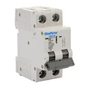 GLADIATOR GMCB-2B-32 Miniature Supplementary Protector, 32A, 480Y/ 277 VAC/ 125 VDC, 2-Pole, B Curve | CV7VYR