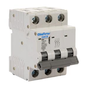 GLADIATOR GMCB-3B-16 Miniature Supplementary Protector, 16A, 480Y/ 277 VAC/ 125 VDC, 3-Pole, B Curve | CV7WAQ