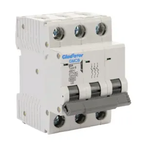 GLADIATOR GMCB-3B-63 Miniature Supplementary Protector, 63A, 480Y/ 277 VAC/ 125 VDC, 3-Pole, B Curve | CV7WBD