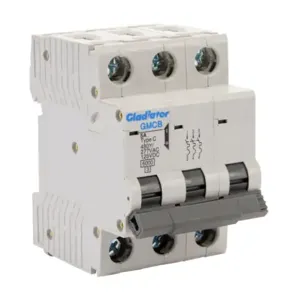 GLADIATOR GMCB-3C-5 Miniature Supplementary Protector, 5A, 480Y/ 277 VAC/ 125 VDC, 3-Pole, C Curve | CV7WBU