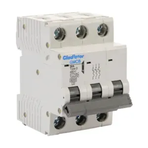 GLADIATOR GMCB-3D-30 Miniature Supplementary Protector, 30A, 480Y/ 277 VAC/ 125 VDC, 3-Pole, D Curve | CV7WCH