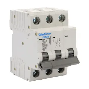 GLADIATOR GMCB-3D-40 Miniature Supplementary Protector, 40A, 480Y/ 277 VAC/ 125 VDC, 3-Pole, D Curve | CV7WCL