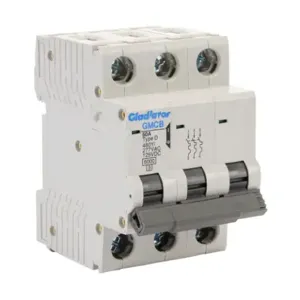 GLADIATOR GMCB-3D-50 Miniature Supplementary Protector, 50A, 480Y/ 277 VAC/ 125 VDC, 3-Pole, D Curve | CV7WCN