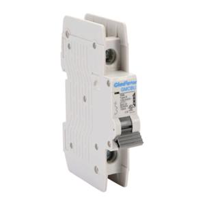 GLADIATOR GMCBU-1B-15 Miniature Circuit Breaker, 15A, 277 VAC/ 60 VDC, 1-Pole, B Curve, Thermal Magnetic | CV7FDE