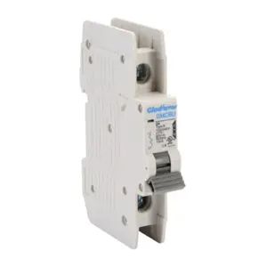 GLADIATOR GMCBU-1B-2 Miniature Circuit Breaker, 2A, 277 VAC/ 60 VDC, 1-Pole, B Curve, Thermal Magnetic | CV7FDG