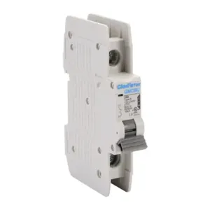 GLADIATOR GMCBU-1B-25 Miniature Circuit Breaker, 25A, 277 VAC/ 60 VDC, 1-Pole, B Curve, Thermal Magnetic | CV7FDJ