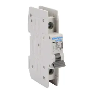 GLADIATOR GMCBU-1B-32 Miniature Circuit Breaker, 32A, 240 VAC/ 60 VDC, 1-Pole, B Curve, Thermal Magnetic | CV7FDM