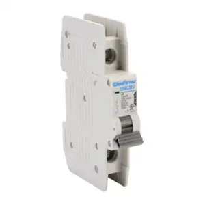 GLADIATOR GMCBU-1B-4 Miniature Circuit Breaker, 4A, 277 VAC/ 60 VDC, 1-Pole, B Curve, Thermal Magnetic | CV7FDN