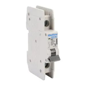 GLADIATOR GMCBU-1C-50 Miniature Circuit Breaker, 50A, 240 VAC/ 60 VDC, 1-Pole, C Curve, Thermal Magnetic | CV7FEK