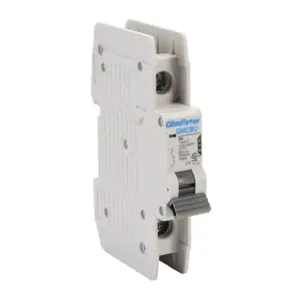 GLADIATOR GMCBU-1C-8 Miniature Circuit Breaker, 8A, 277 VAC/ 60 VDC, 1-Pole, C Curve, Thermal Magnetic | CV7FEN