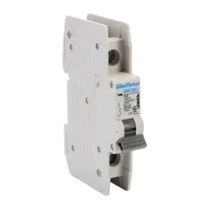 GLADIATOR GMCBU-1D-10 Miniature Circuit Breaker, 10A, 277 VAC/ 60 VDC, 1-Pole, D Curve, Thermal Magnetic | CV7FEQ