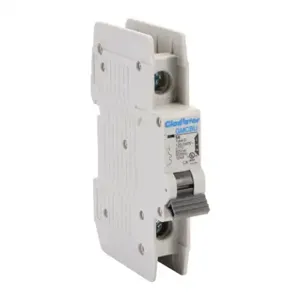 GLADIATOR GMCBU-1D-5 Miniature Circuit Breaker, 5A, 277 VAC/ 60 VDC, 1-Pole, D Curve, Thermal Magnetic | CV7FFC