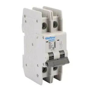 GLADIATOR GMCBU-2B-10 Miniature Circuit Breaker, 10A, 480Y/ 277 VAC/ 125 VDC, 2-Pole, B Curve, Thermal Magnetic | CV7FFJ