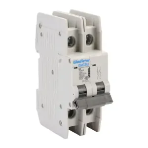 GLADIATOR GMCBU-2B-5 Miniature Circuit Breaker, 5A, 480Y/ 277 VAC/ 125 VDC, 2-Pole, B Curve, Thermal Magnetic | CV7FFW