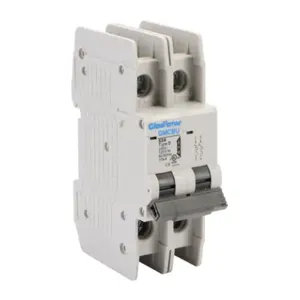 GLADIATOR GMCBU-2B-63 Miniature Circuit Breaker, 63A, 240 VAC/ 125 VDC, 2-Pole, B Curve, Thermal Magnetic | CV7FFZ