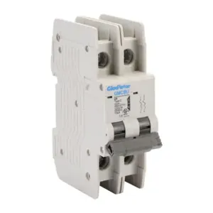 GLADIATOR GMCBU-2C-2 Miniature Circuit Breaker, 2A, 480Y/ 277 VAC/ 125 VDC, 2-Pole, C Curve, Thermal Magnetic | CV7FGF