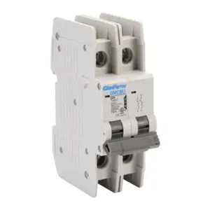 GLADIATOR GMCBU-2C-20 Miniature Circuit Breaker, 20A, 480Y/ 277 VAC/ 125 VDC, 2-Pole, C Curve, Thermal Magnetic | CV7FGG