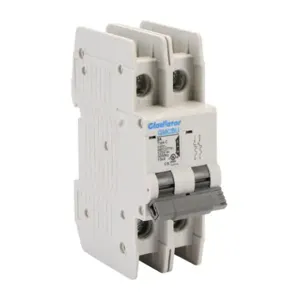 GLADIATOR GMCBU-2C-3 Miniature Circuit Breaker, 3A, 480Y/ 277 VAC/ 125 VDC, 2-Pole, C Curve, Thermal Magnetic | CV7FGJ